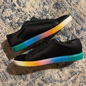 💥 Closet Clear Out Sale 💥 Authentic Saint Laurent Rainbow Sneakers sz 7.5 Italy